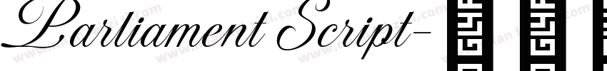 Parliament Script字体转换
